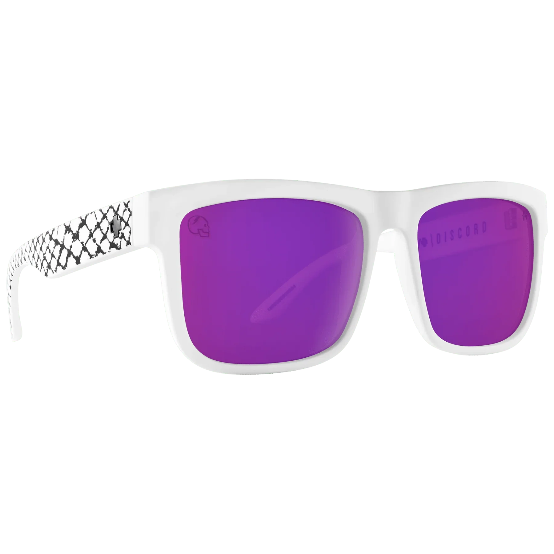 SPY Optic DISCORD Sunglasses, Happy Lens - Purple/White