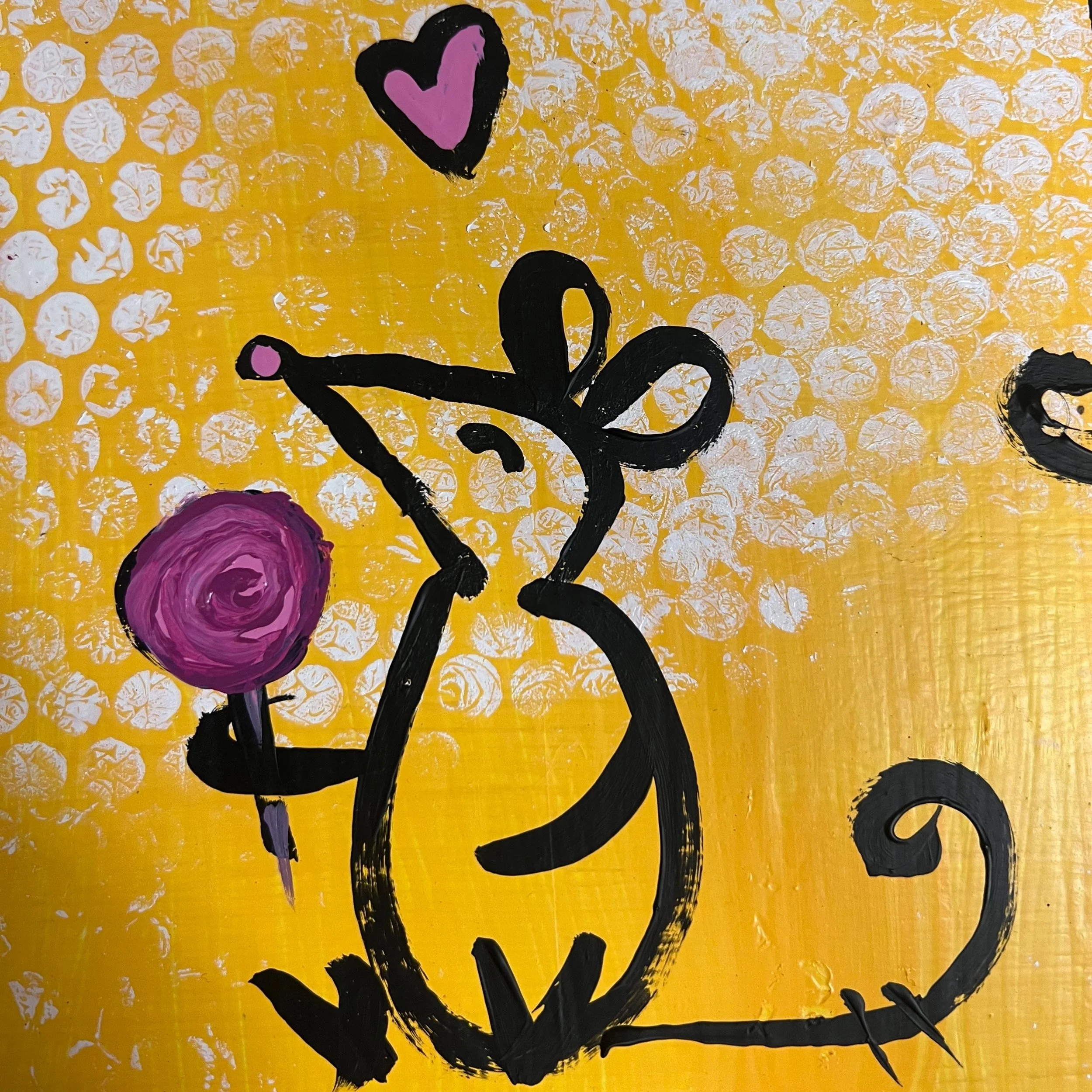 Machine Bee illustration close up