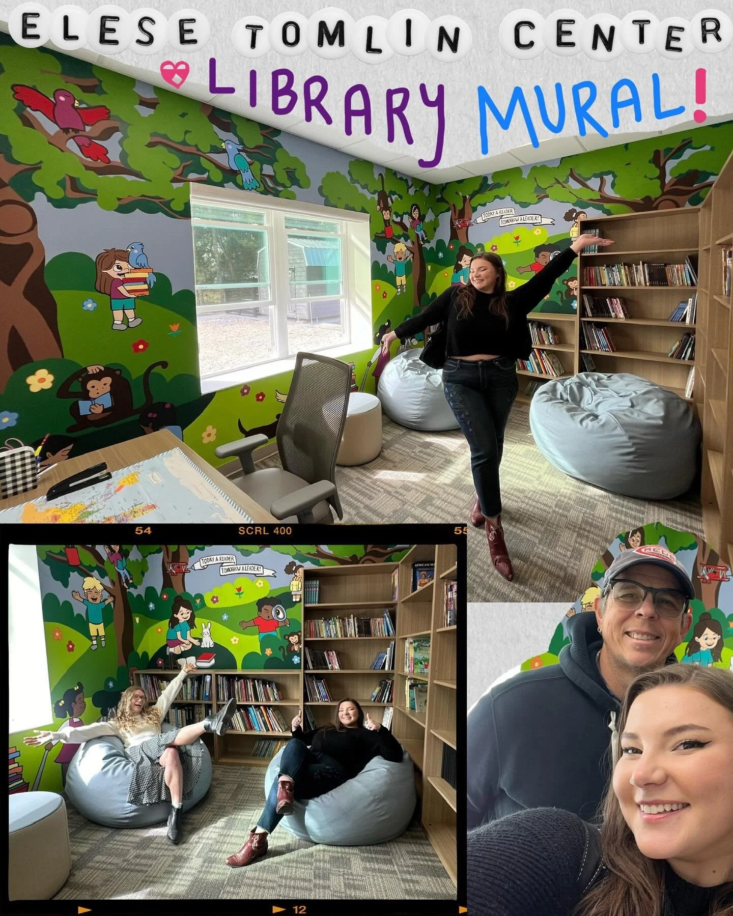 Had an absolute blast designing and creating this mural for @cityofgroveland and the beautiful @hippydippybih 🖼️🎨💘 I cannot wait to see how much love and support Anointed Community Services will continue to bring to this community!! 💚💐