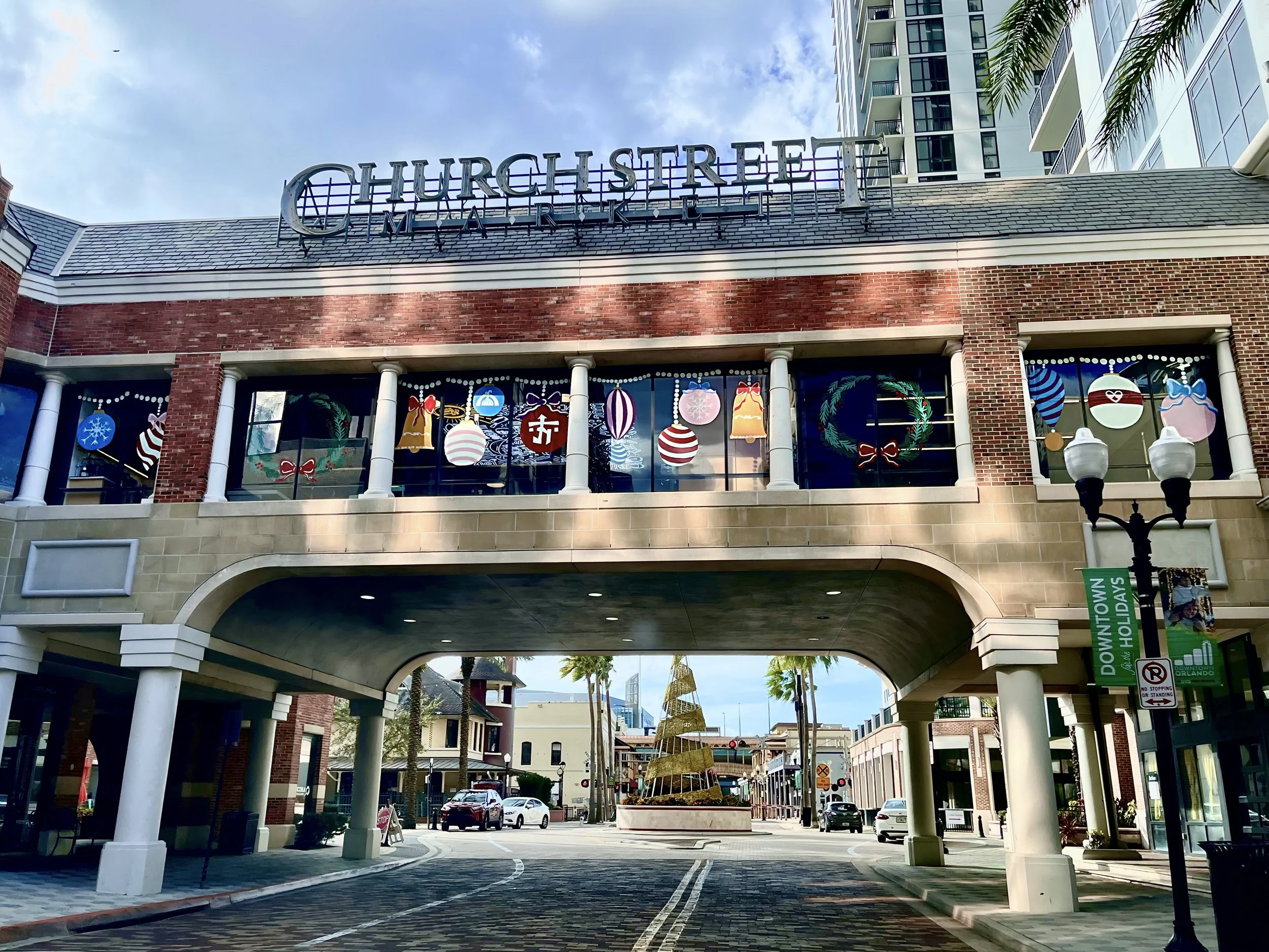 Holiday Window Painting for Hawkers HQ