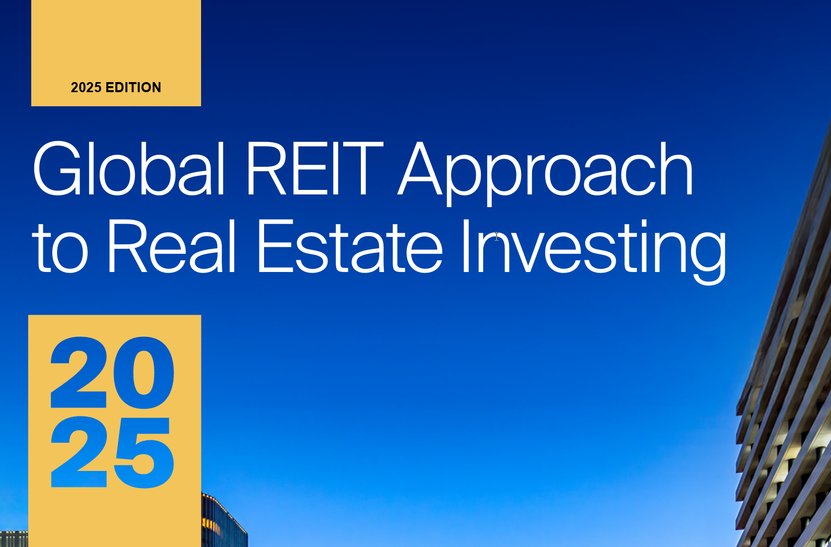 Nareit: REITs in 2025