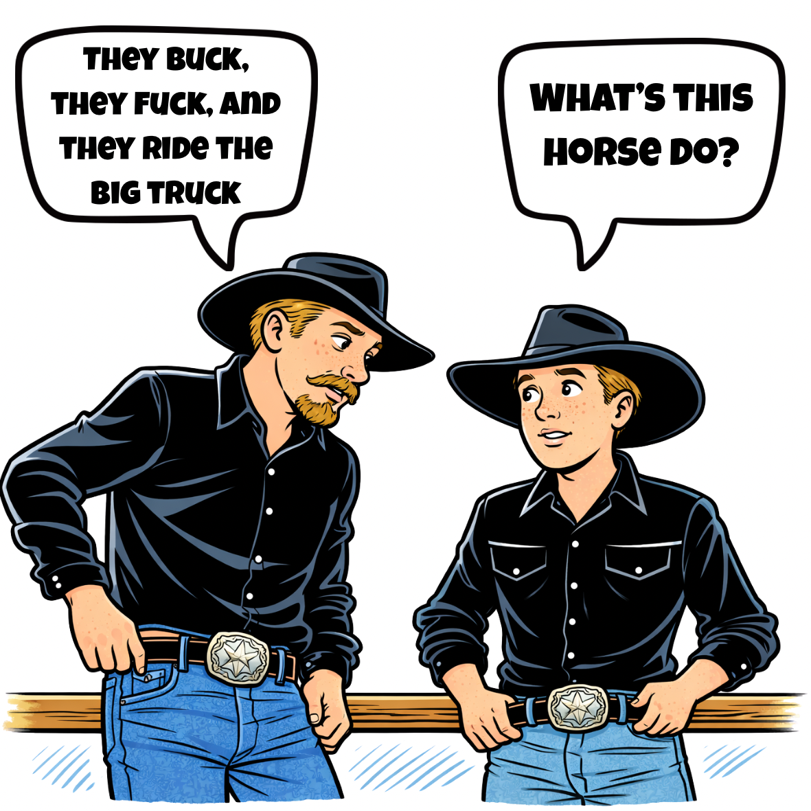 What's This Horse Do Sticker