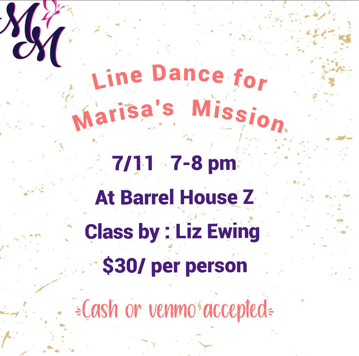 Line Dancing for Marissa's Mission