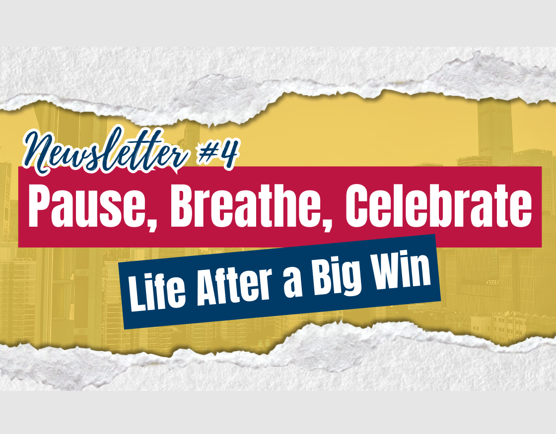 From Adrenaline to Stillness: Finding Joy After a Big Breakthrough