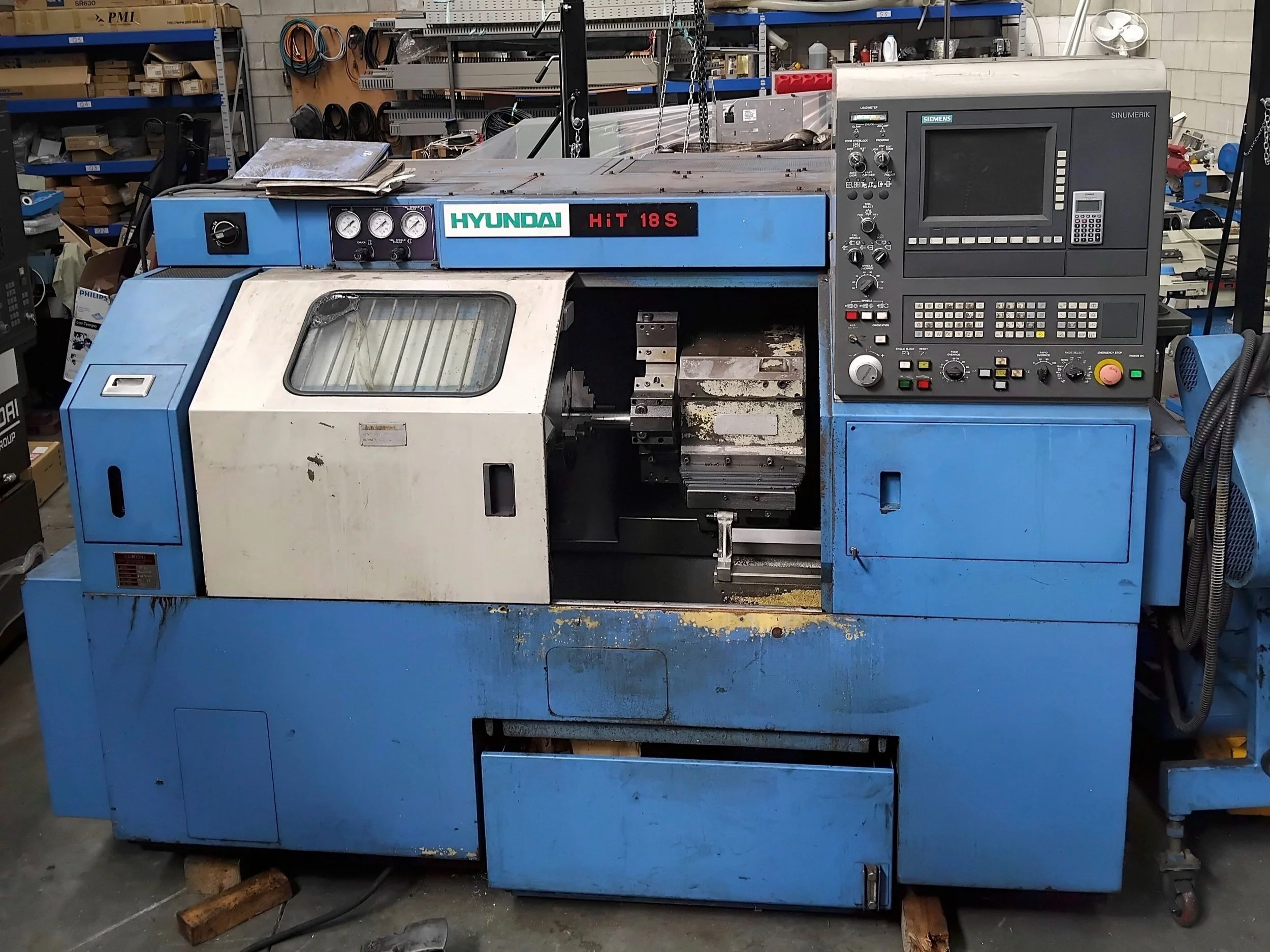 USED: Hyundai HiT-18S CNC Lathe — New & Used CNC Machines in Stock