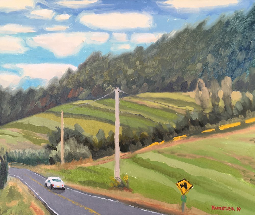 Route 372, September, 12 X 16" — $800