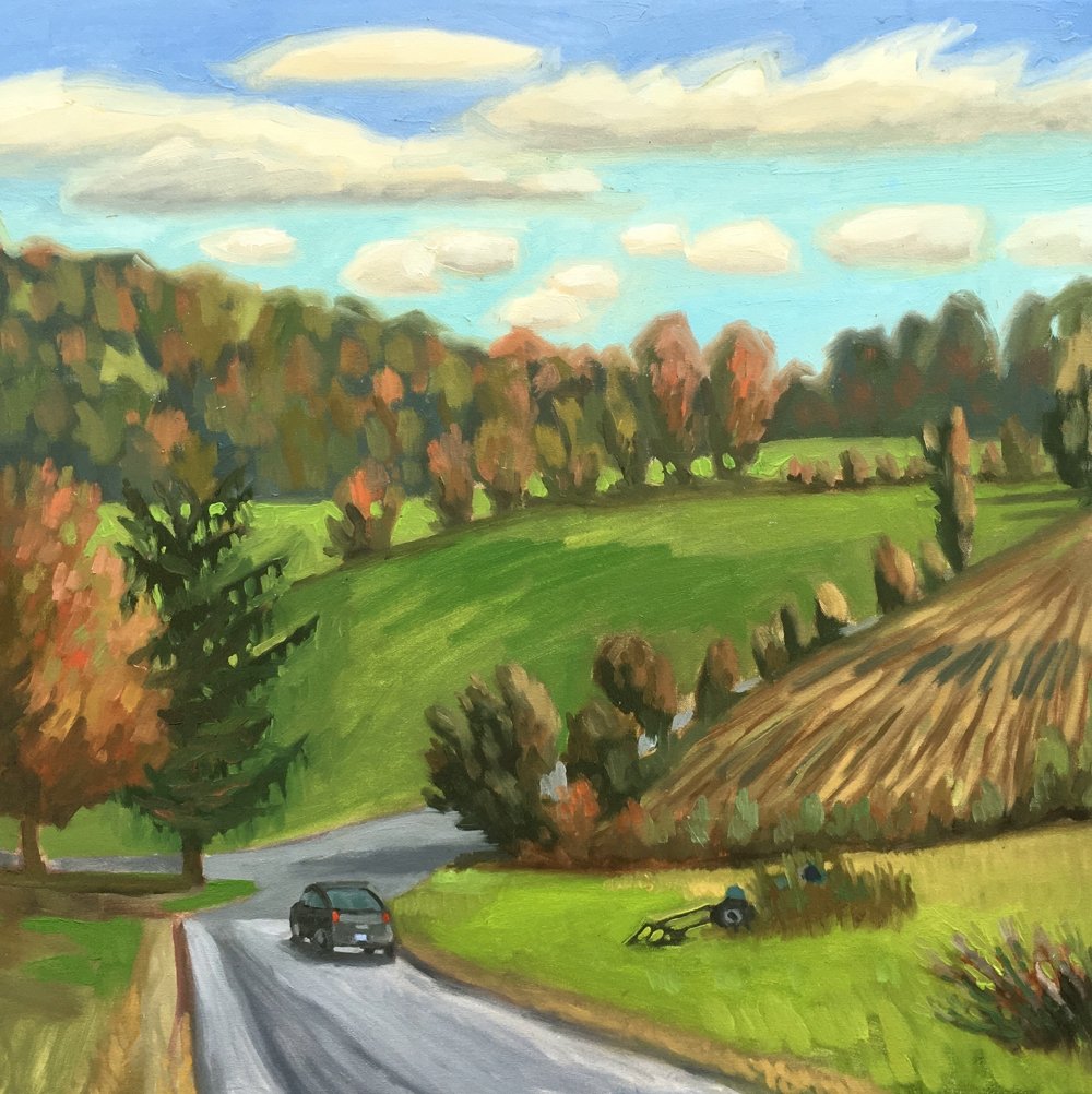 Dunbar Road, 25 X 25" — $2,500