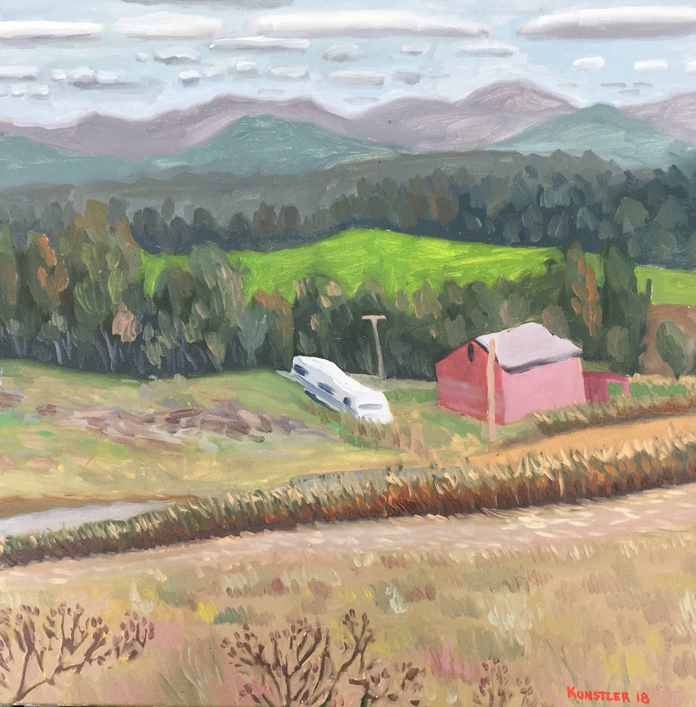 RV and Barn, 25 X 25" — $1,500