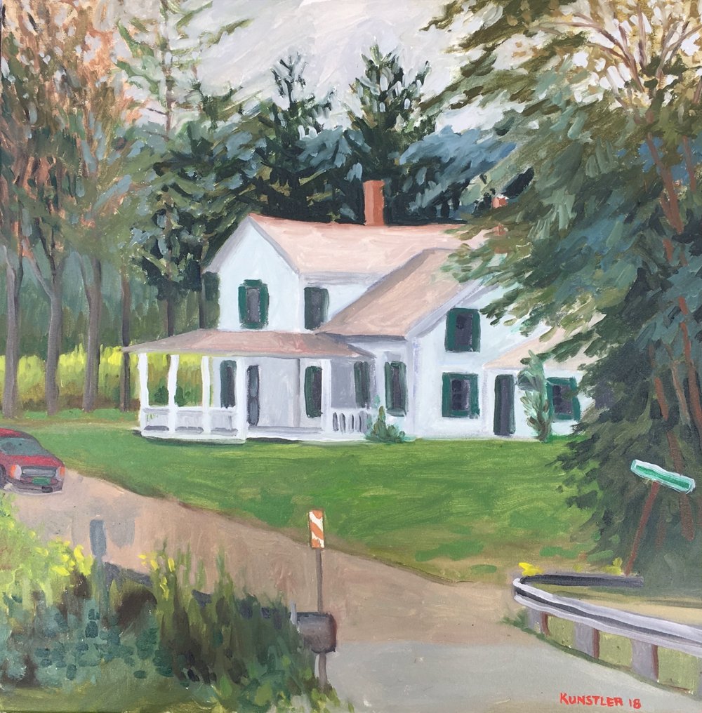 House in Rupert, VT, 25 X 25" — $1,500