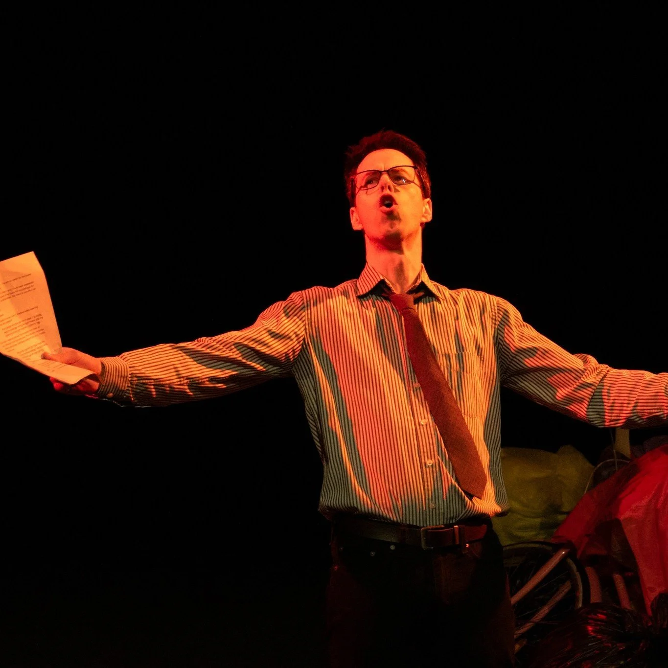 π 24 TP
π» Play Title: Hugh Jackman vs Artificial Intelligence
βοΈ Writer: Thomas Liddell
π¬  Director: Alicia Zorkovic
π Actors: : Peter Cortissos, Kirsty Wigg and Mark Healy
π€ Proudly Presented by: Play Every Day & Mount Barker District