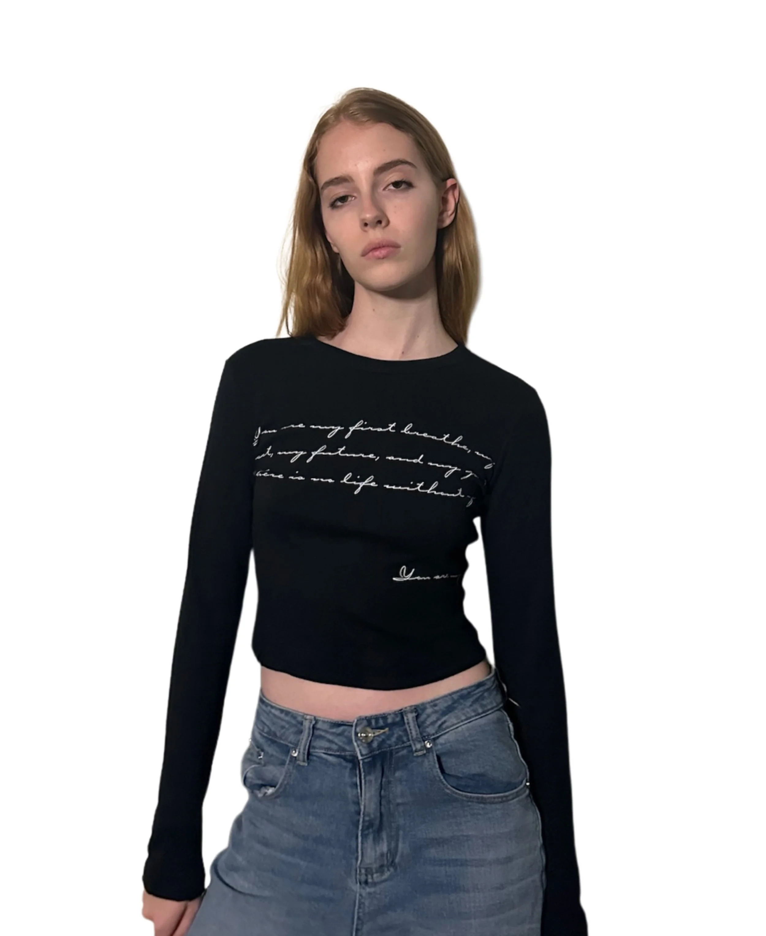 Words of Affirmation Long Sleeve Baby Tee