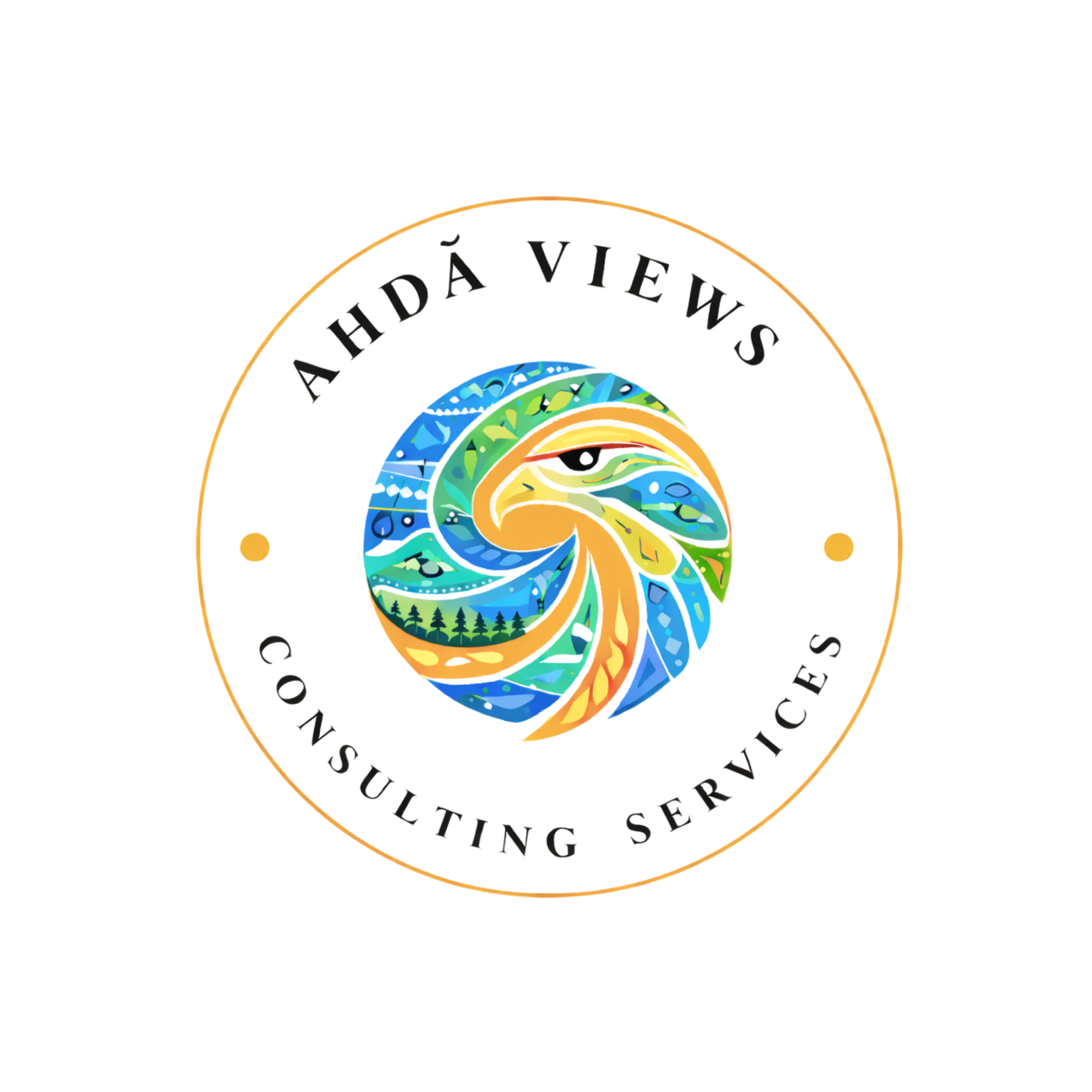 Colorful circular logo for the Adams County Multi-Use Trail System, featuring a spiral design with nature elements such as trees and water, and the text "ADAMS COUNTY MULTI-USE TRAIL SYSTEM" around the circle.