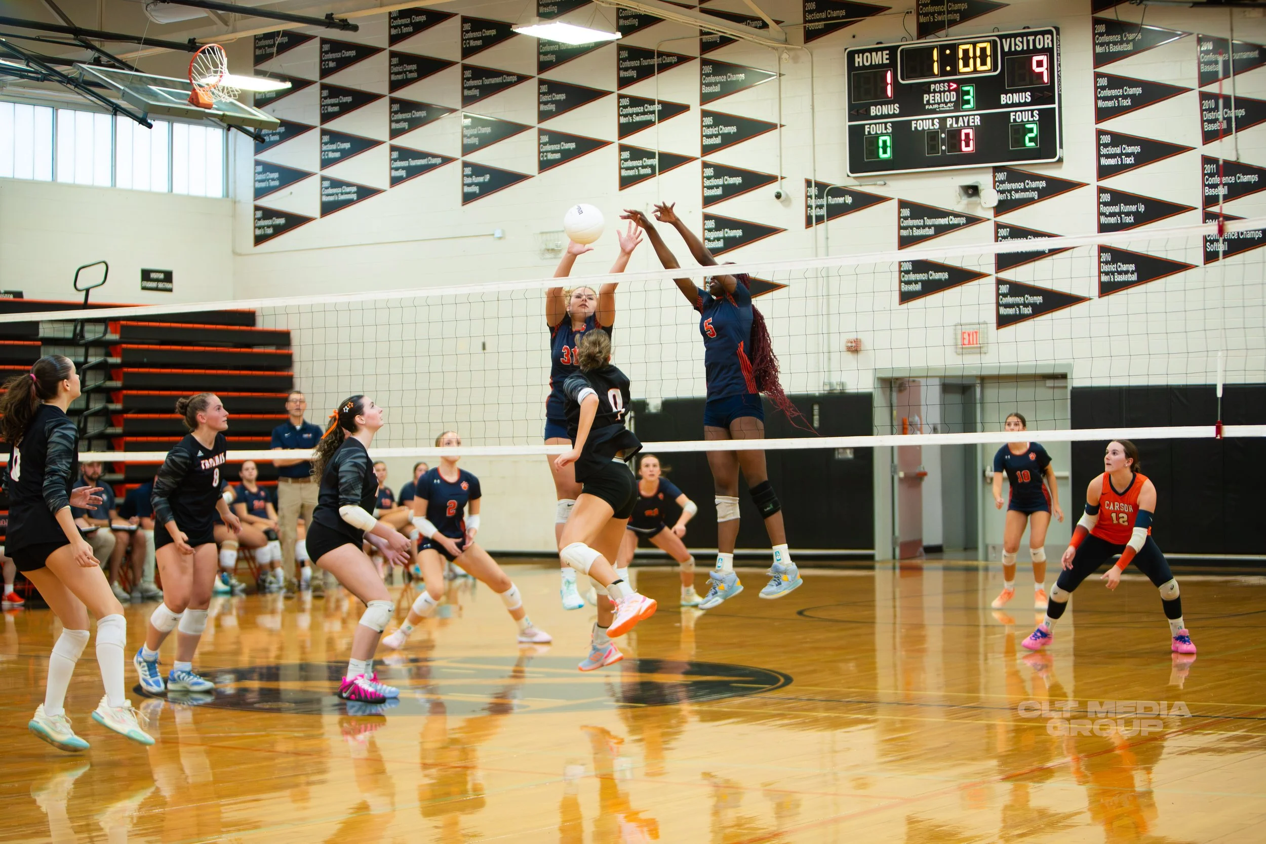 Carson Controls the Net, Sweeps Northwest Cabarrus in Straight Sets