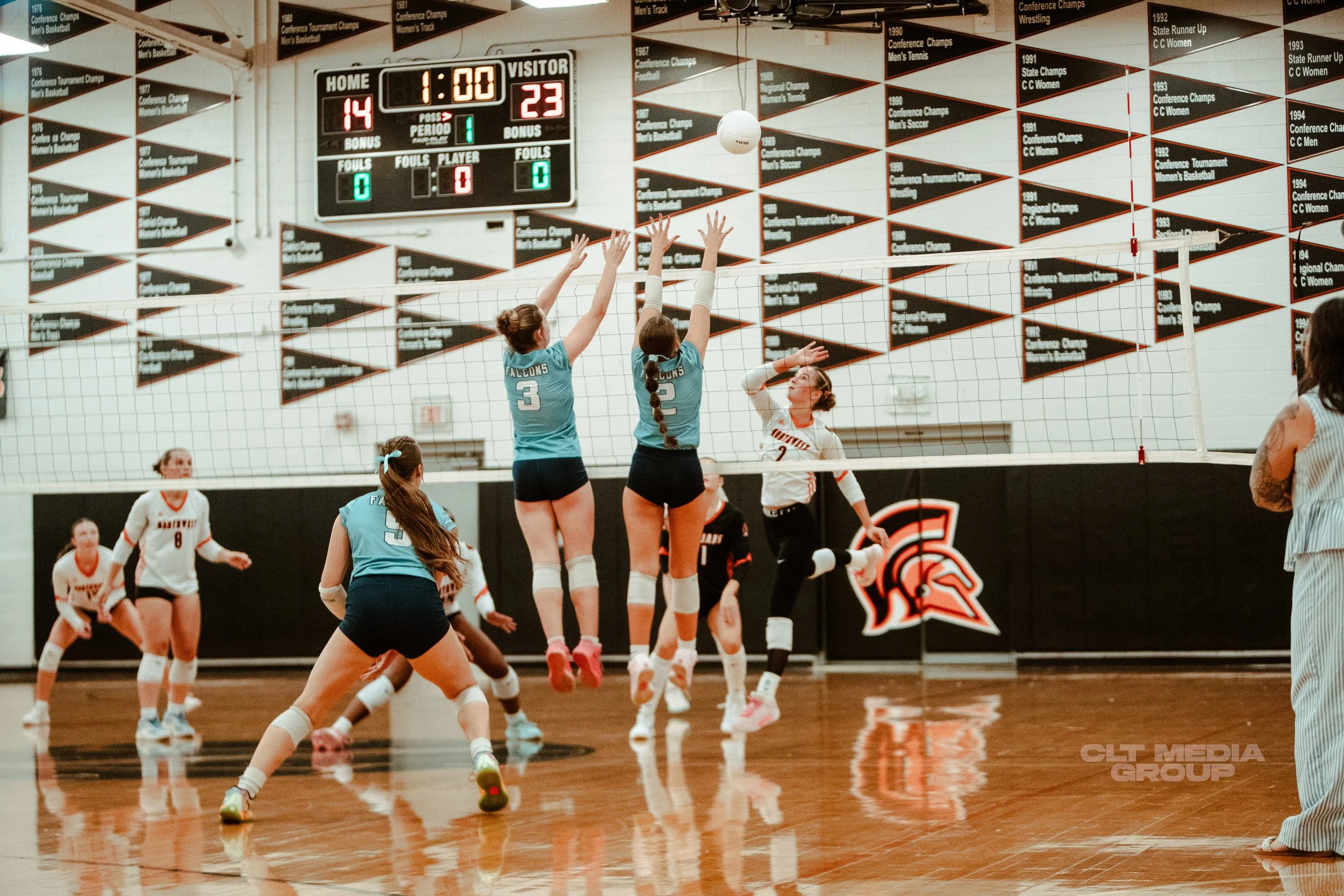 West Rowan Uses Timely Runs to Dispatch Northwest Cabarrus in Three Sets