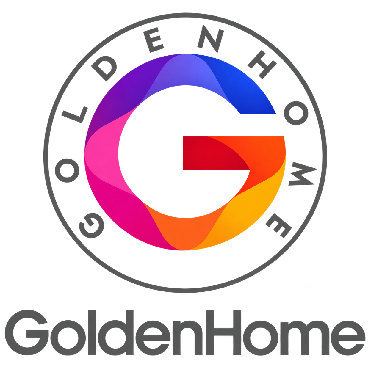 GoldenHome cabinetry logo - authorized dealer GM Interiors, Fairfield NJ