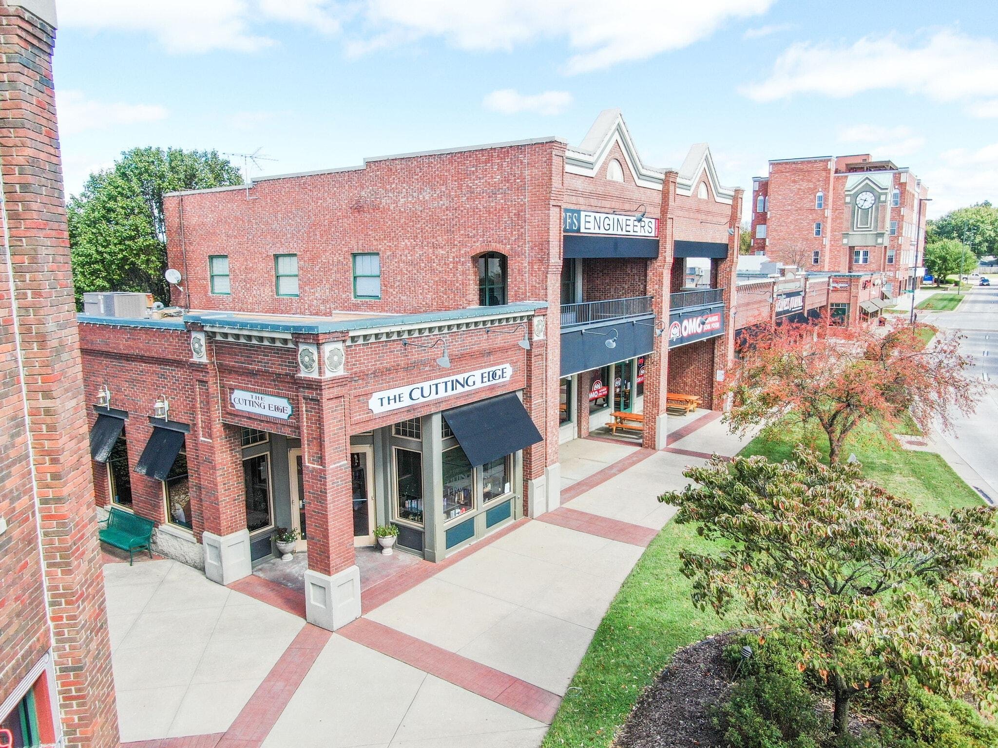 Local shops and businesses along Commercial Street in Springfield Missouri