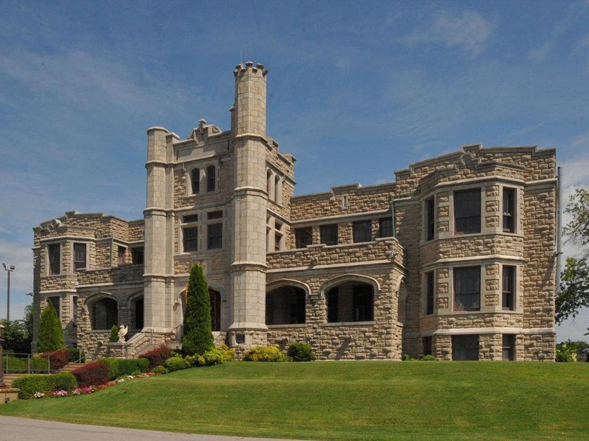 Historic Pythian Castle architecture in Springfield Missouri