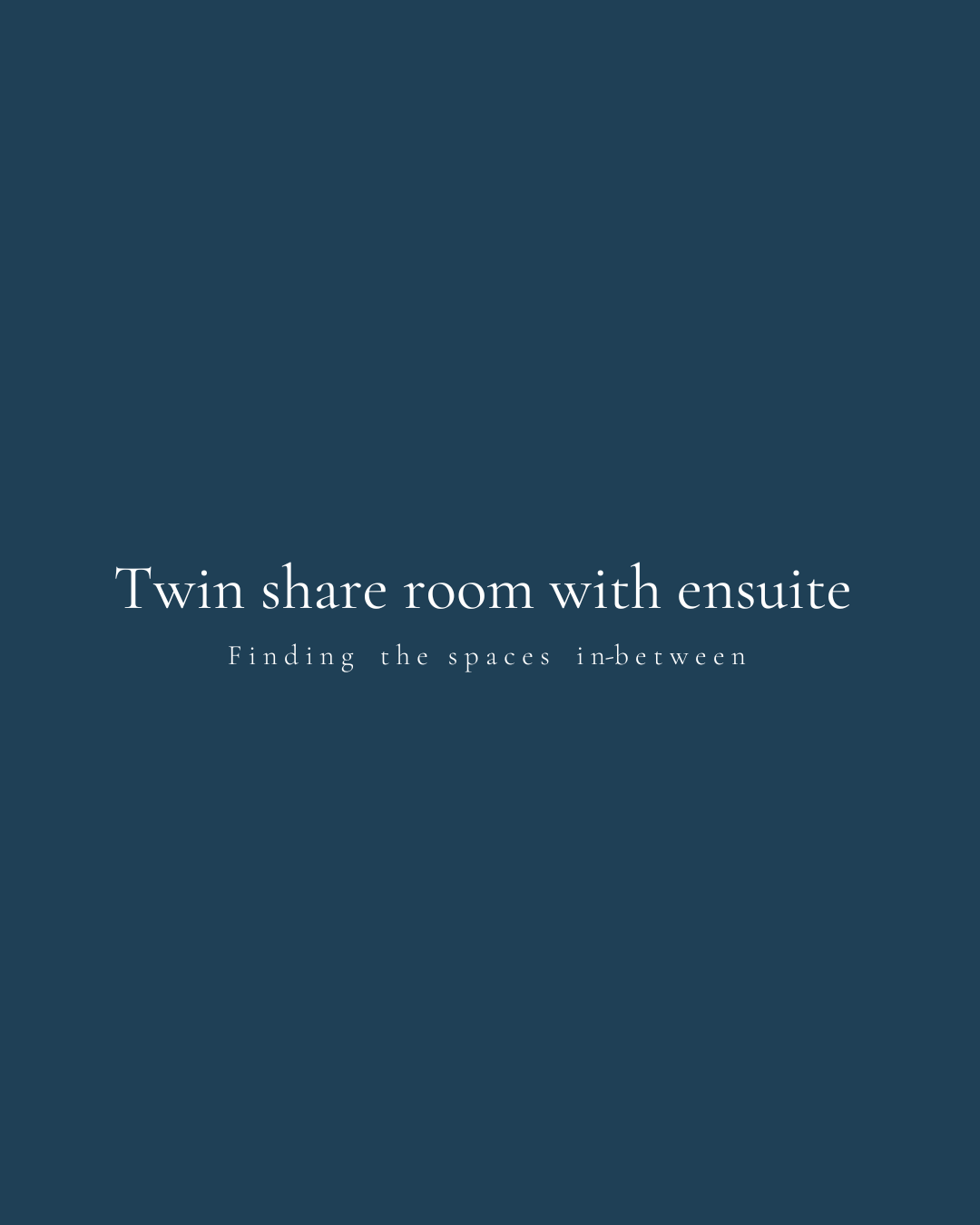 Twin Share Room