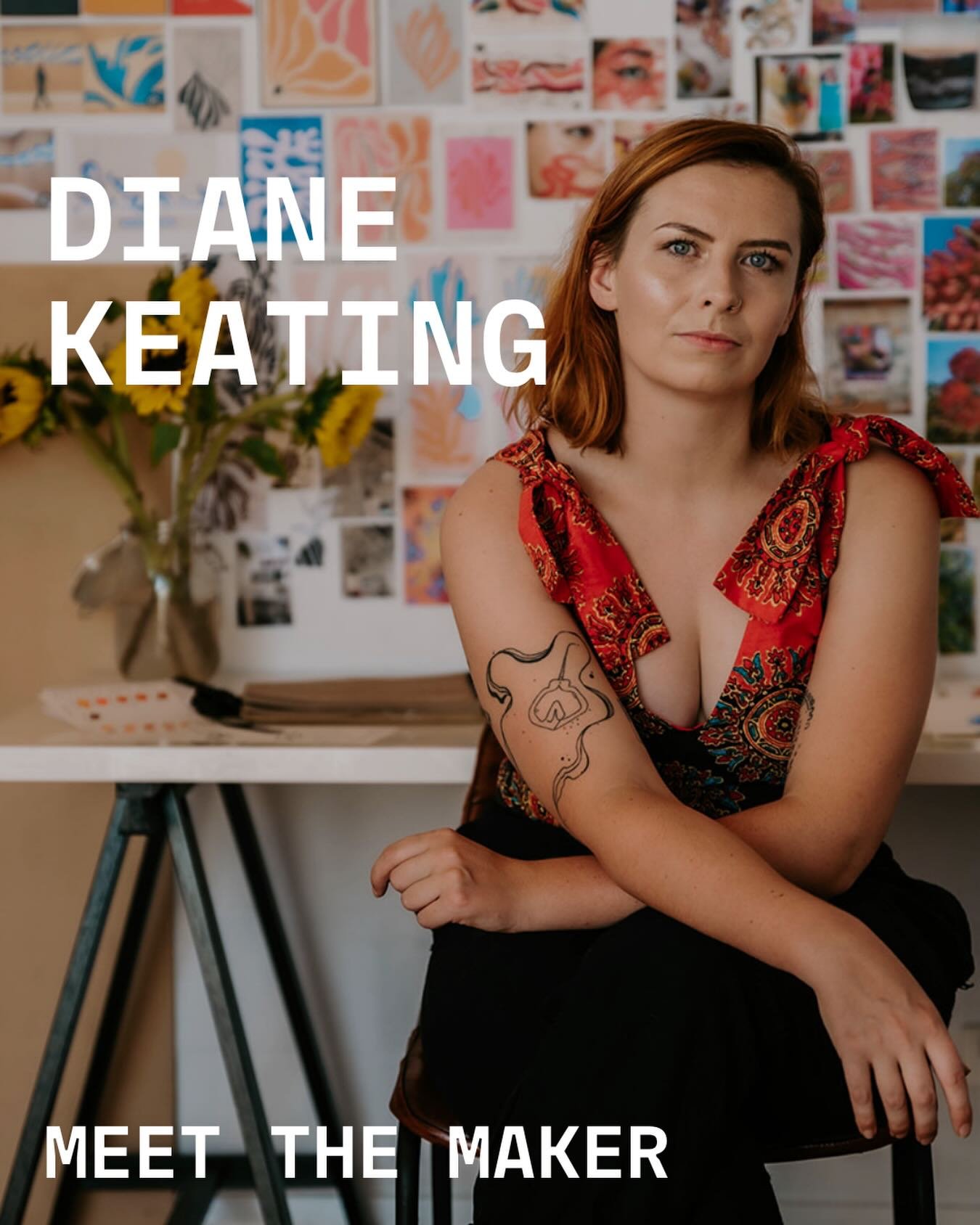 Meet Diane @dianekeatingdesign she&rsquo;s a process-based artist working across textiles, ceramics, and print, with a practice grounded in experimentation and material exploration. Originally from Cork, Ireland, she brings a sensitivity to craft and