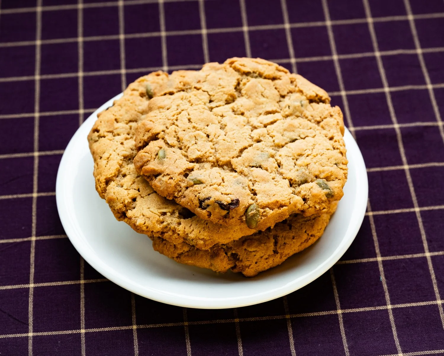 Oatmeal Cookie with Cherries & Pepitas