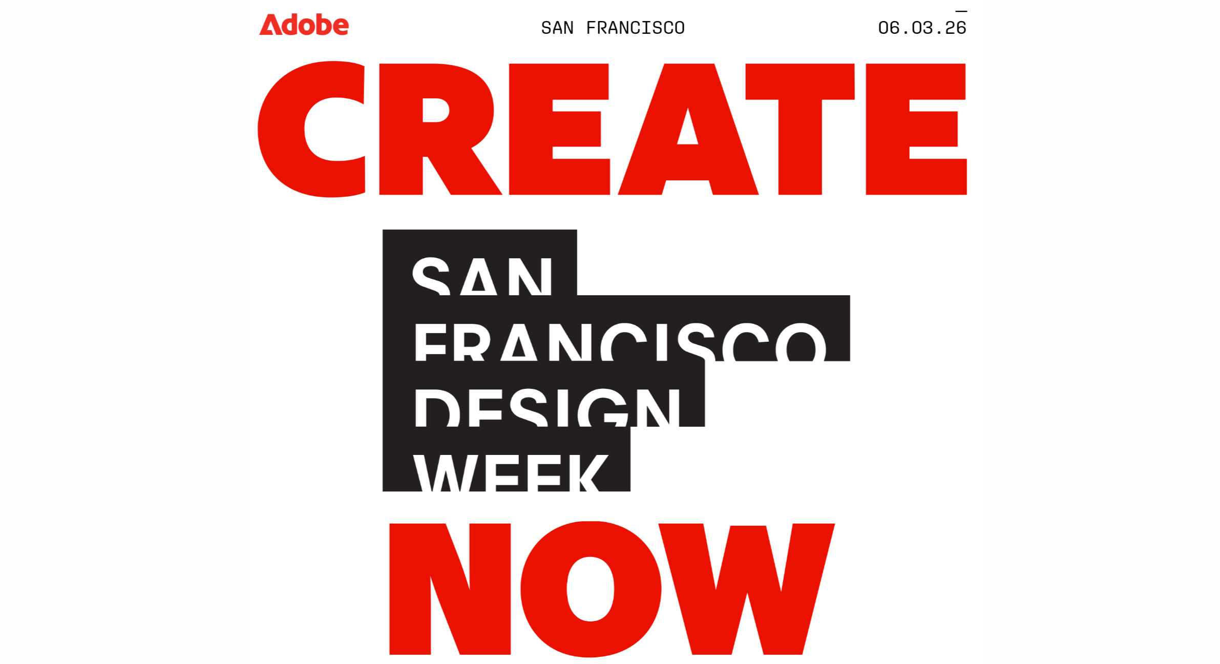 Adobe Create Now SF