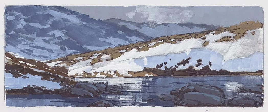 Gouache study