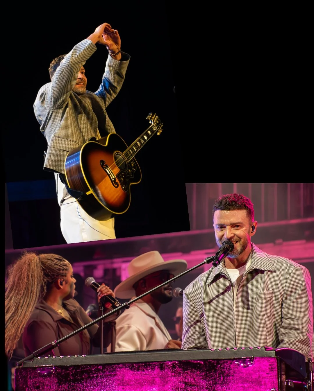 5.24.25 @justintimberlake and @thetnkids including @itsravaughn @ayanalayli @camry @jadenbgray @elliottivestnkid @lukexskywalker @leonsilva_onsax @mikereident @regiment_horns seanethetrumpet @dontaewinslow and more brought unmatched energy to @bottle