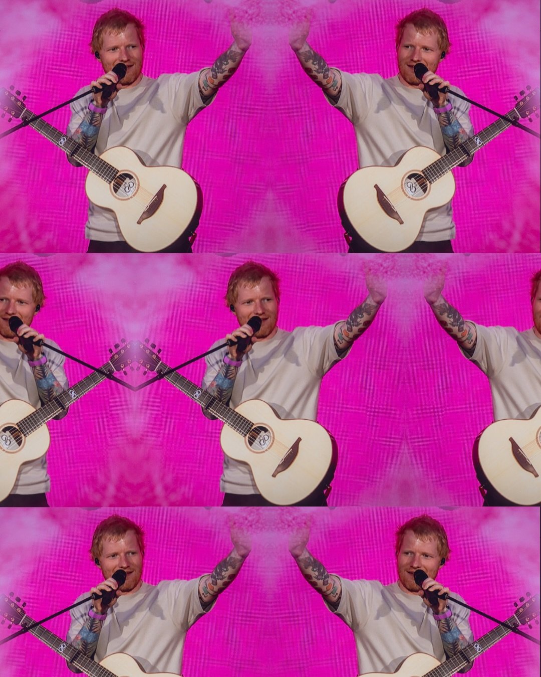 Ed Sheeran @teddysphotos brought the Loop Tour to Santa Clara! He has of the most unique style of stadium performances since he builds up each song one component at a time and loops over it with his own guitar, voice, and percussion. It&rsquo;s capti