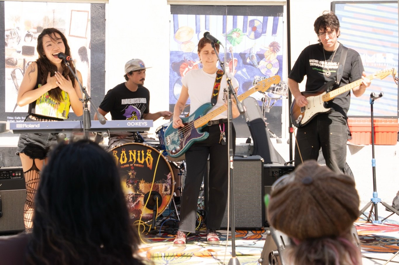 I had the opportunity to behold @_evesheaven_ perform twice recently &amp; what a lovely experience! Run, don&rsquo;t walk to listen to the music they create! The band includes @_evesheaven_ @alexgdelgado @asakurayoichi 💖

8.15.26 Slides 1-5 are fro