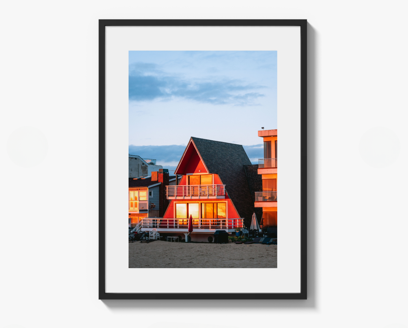 Sunset Beach Wall Art