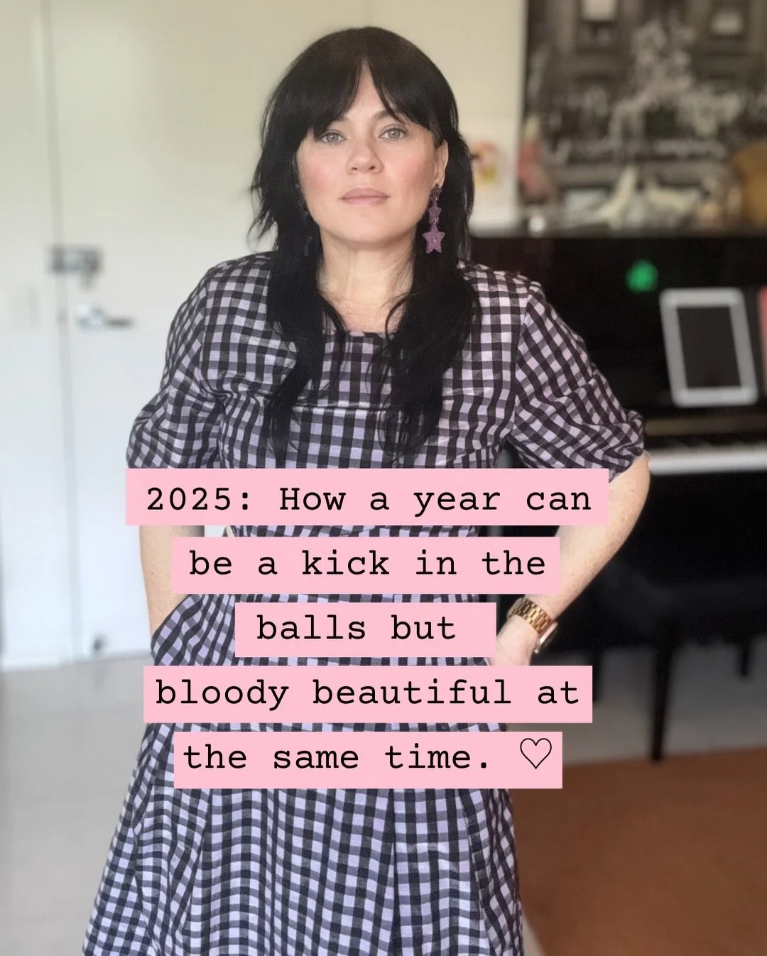 I couldn&rsquo;t package my 2025 into a cute reel, so I wrote about it instead.
Grief, growth, music &mdash; and finding the humour in it all.
👉🏻 Read the full reflection on Substack.

Love yas and &Chi;&rho;ό&nu;&iota;&alpha; &pi;&omicron;&lambda;