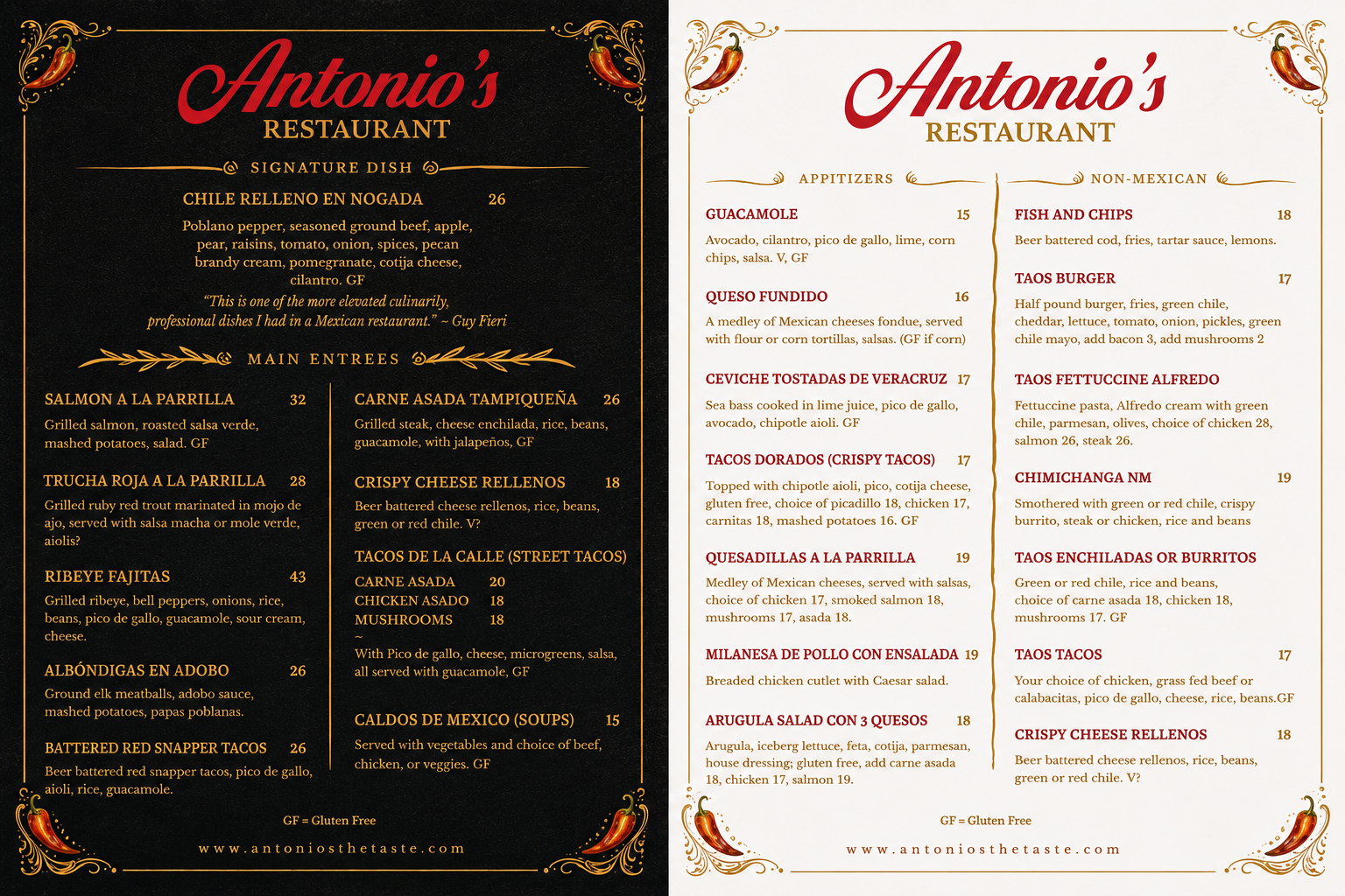 Antonios-Menu-B&W.png