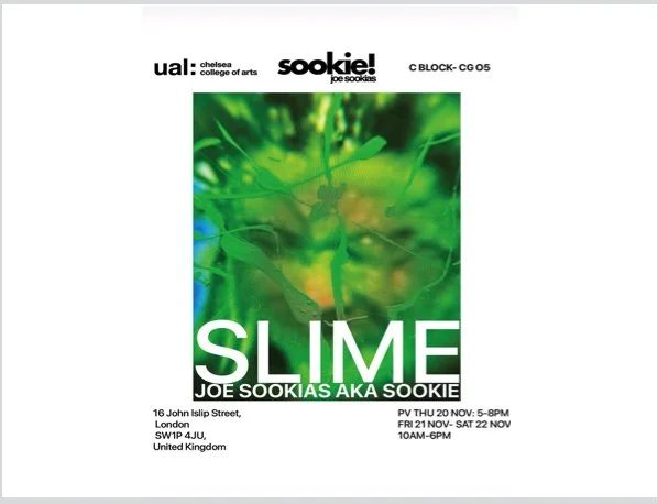 Slime - exhibition by Joe Sookias (Sookie)