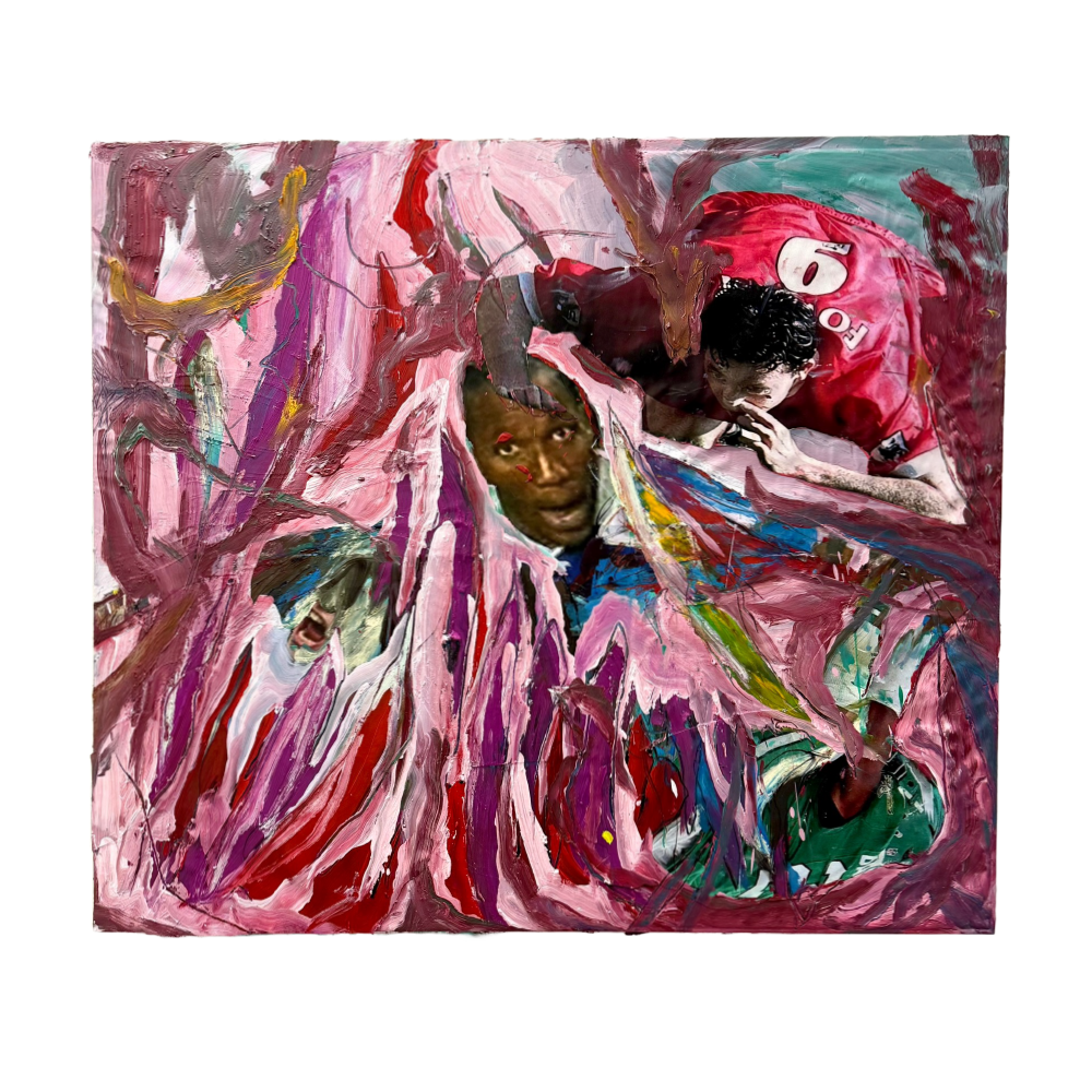 Two pints of Guiness and a packet of fries