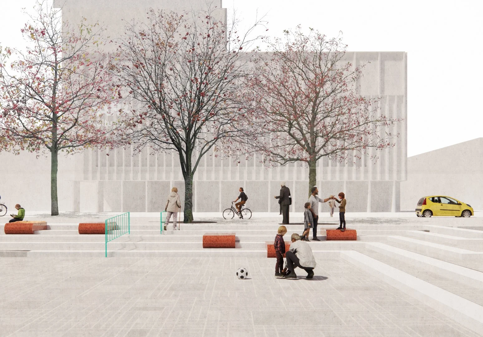 Skildringar / trappan / Guldtorget / Skellefteå / ateljé trakt / draken arkitektur