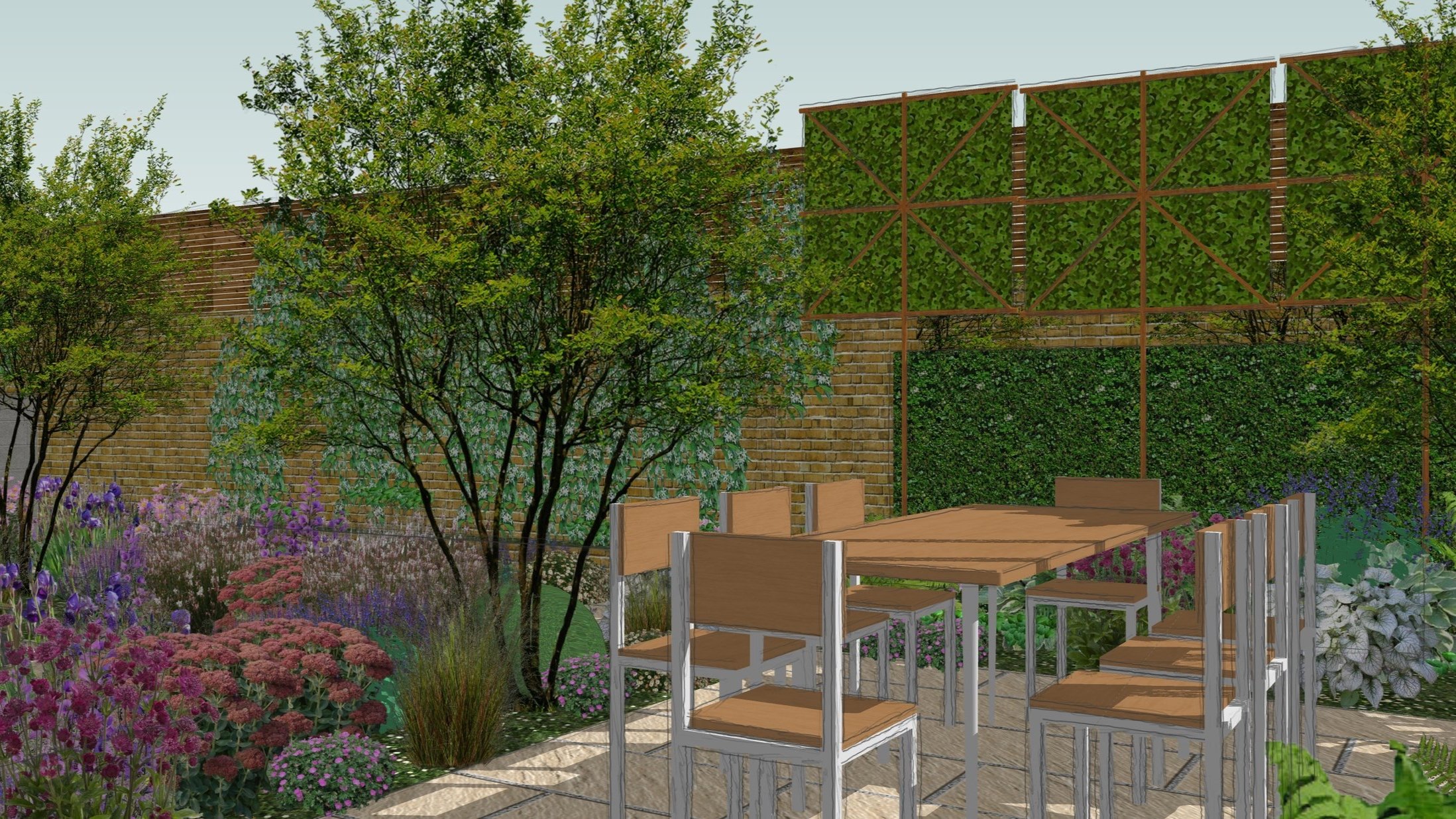The Dining Terrace - 3D Design Model
