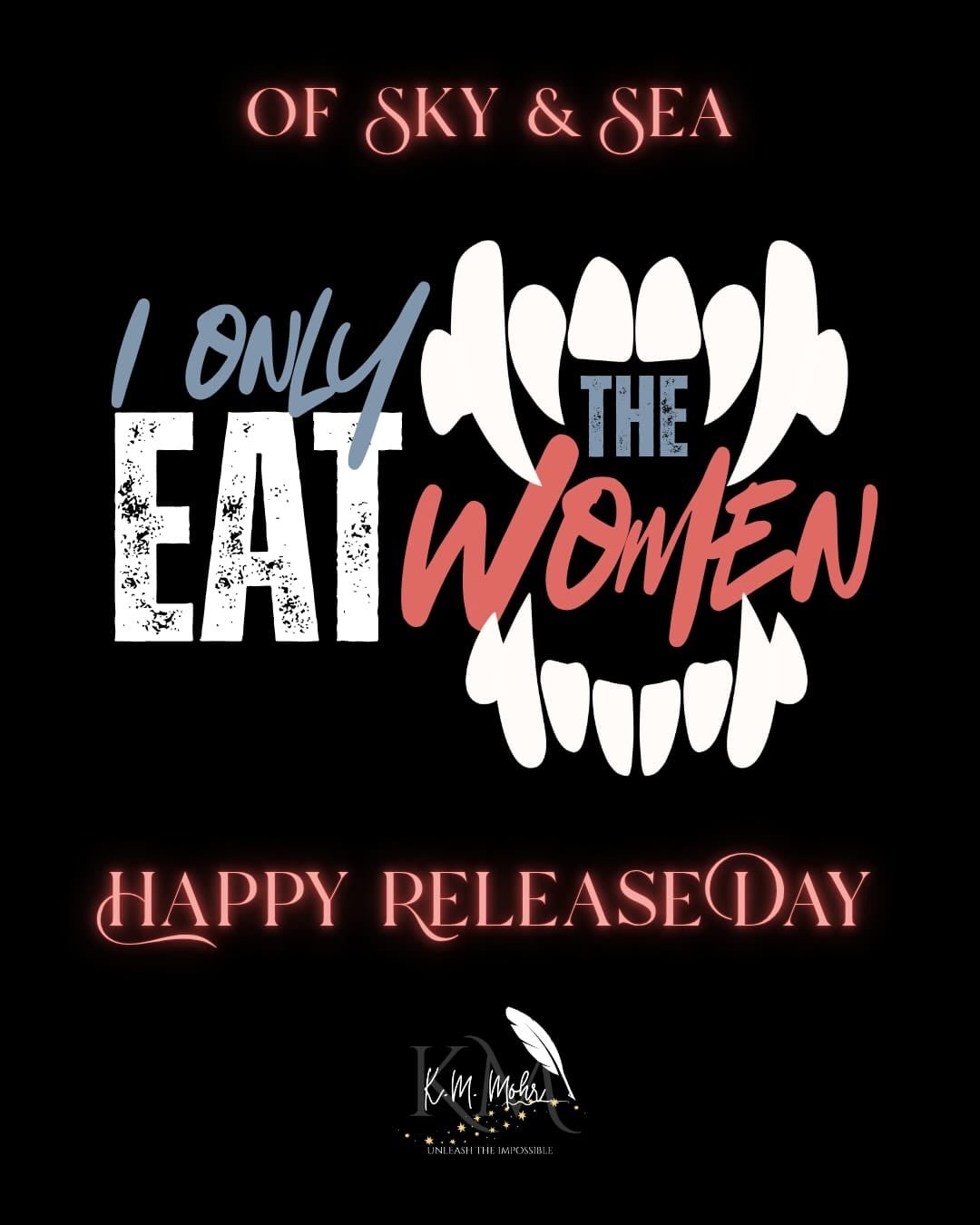 AHHH THE DAY IS HERE!!!! HAPPY RELEASE DAY @k.m.mohr!!!! I am so friggen proud of you!!! ❤️❤️❤️ 

If you haven&rsquo;t read OSAS, you NEED to! Details below:

Seraph has been dealt a rough hand in life &mdash; the daughter of a Mermaid and an Angel w