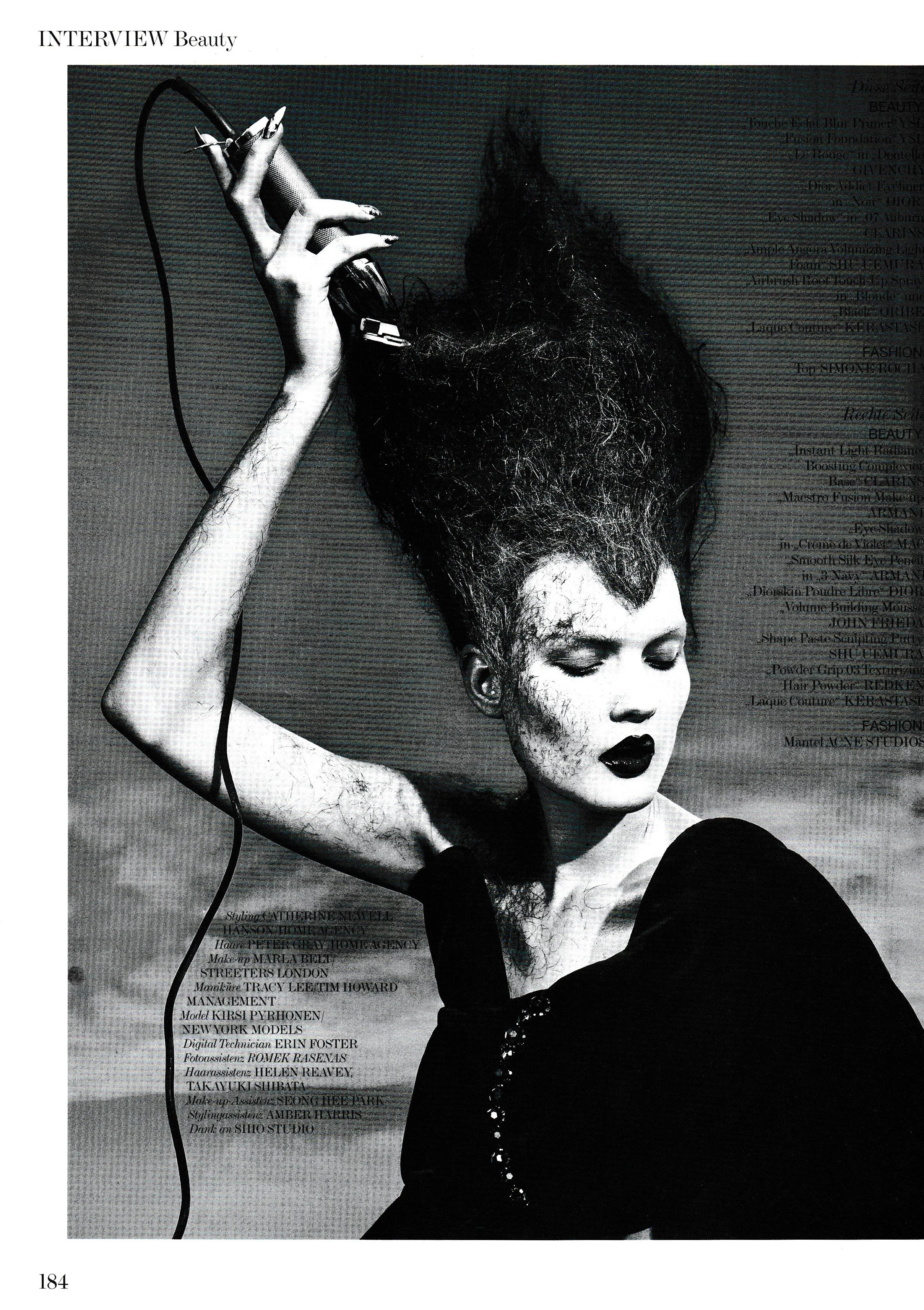 INTERVIEW MAGAZINE by  Owen Bruce