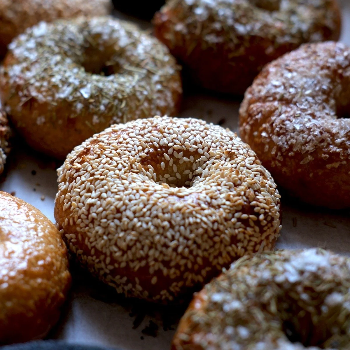 Happy Friday Cape Ann 🥯🥯🥯 ❤️❤️❤️!!!

We'll be open Saturday &amp; Sunday 8:00 am - to sellout at 1 Whistlestop Mall in Rockport.

Bagel of the Week: Maple S+P!
Glazed with 100% pure maple syrup, a dusting of Himalayan pink salt and freshly cracked