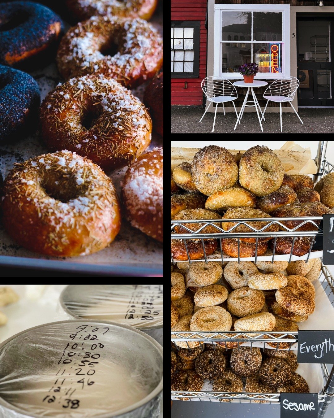 We'll be open Saturday and Sunday from 8:00 am - Sellout at the Whistlestop Mall in Rockport!

BAGEL OF THE WEEK: Maple S&amp;P Bagel - Glazed with 100% pure maple syrup, sprinkled with pink Himalayan salt and freshly cracked pepper. Served with whip