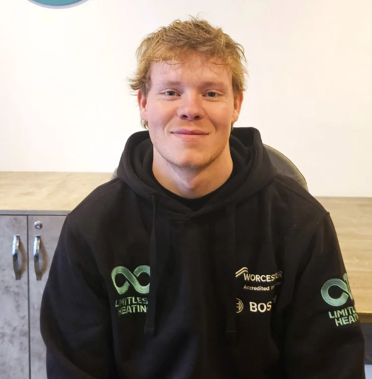 Kenzie Maclaughlan, plumber at Limitless Heating