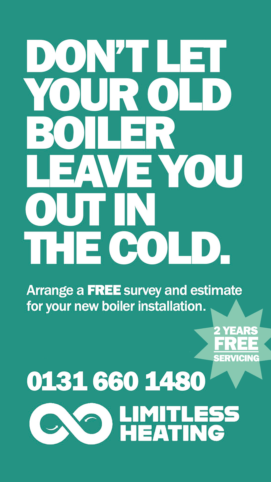 Free survey for your new boiler