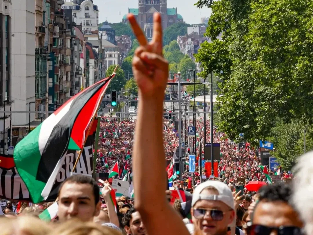 Nationale actie Palestina: Rode kaart voor Israël