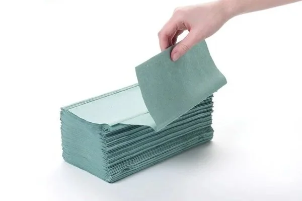 1 Ply Recycled Green Mini V-Fold Hand Towels x 7200    64 cases