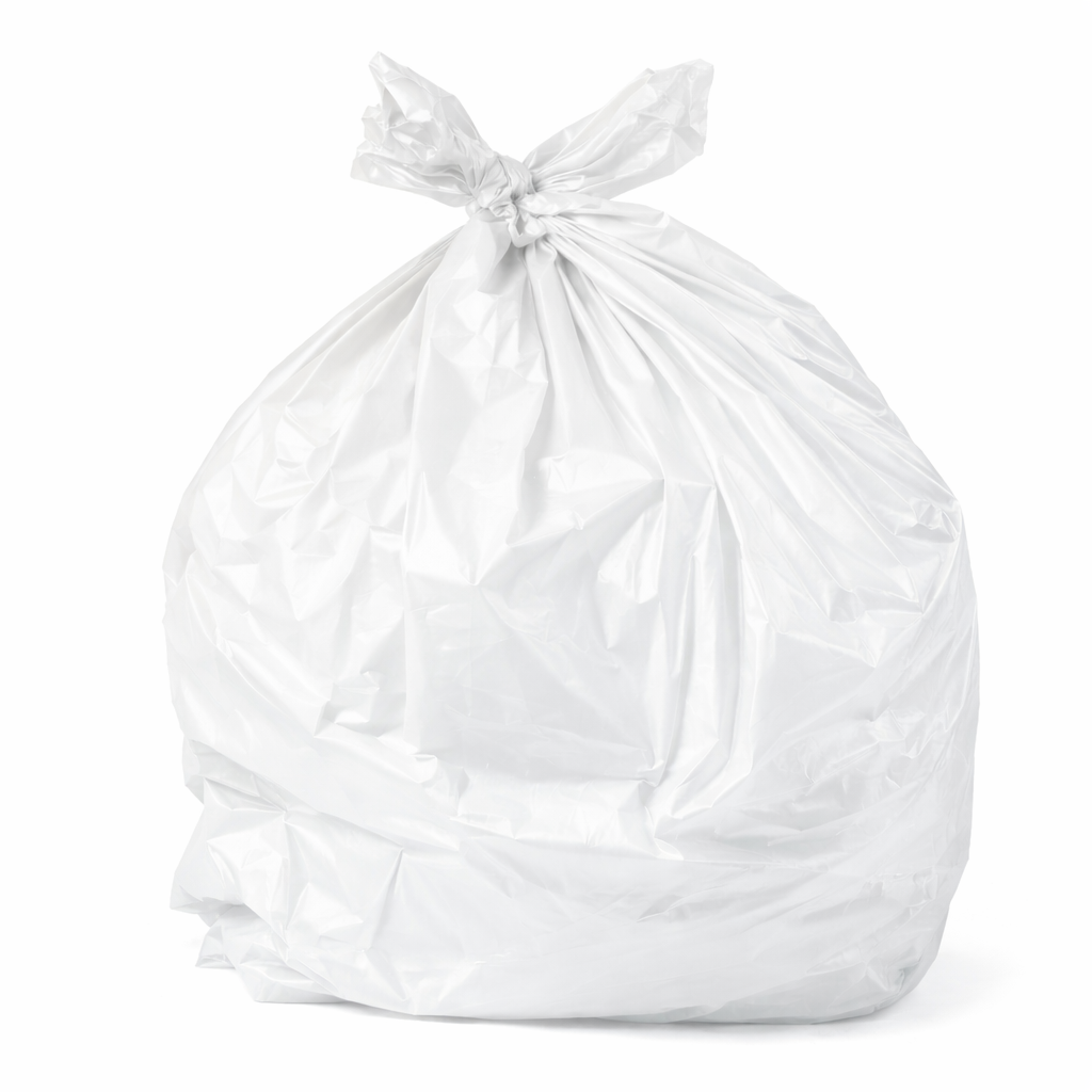 90 litre White Refuse Sacks x 200  15kg  Heavy Duty  108 cases
