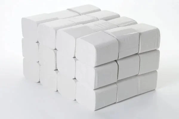 2 Ply Pure White Bulk Pack  250 sheets x 36 packs    54 cases