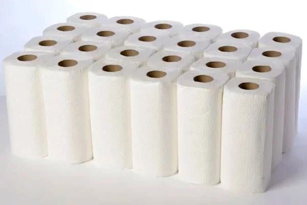 2 Ply Pure White Kitchen Rolls x 24 Rolls    50 cases