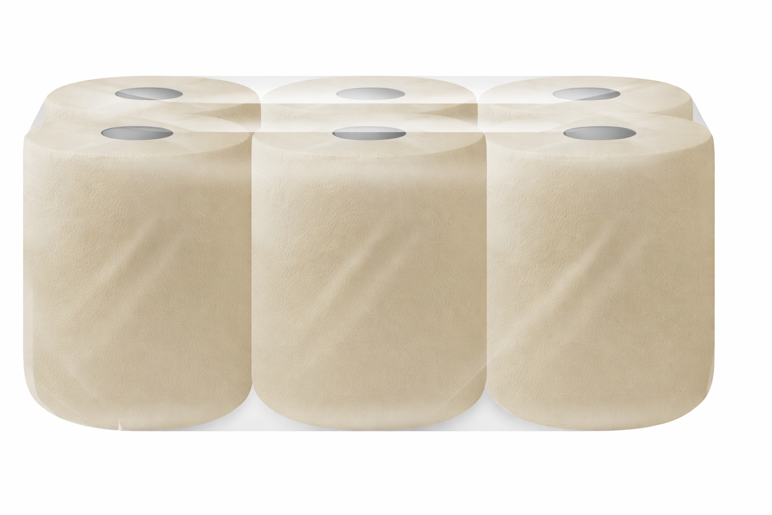 2 Ply EcoNatural Dairy wipes / Agricultural Rolls 133m x 6  Rolls  40 cases