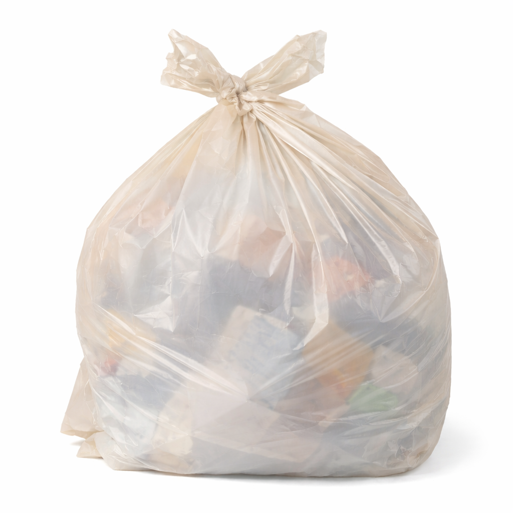 40 litre Natural Rubble Sacks (non-gussetted) x 200  48 cases