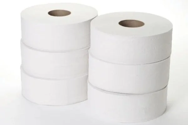 2 Ply Pure White  Maxi Jumbo Std Core 400m x 6 rolls    64 cases